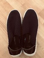 Bequeme Sommerschuhe, Grösse 40, Dunkelblau.