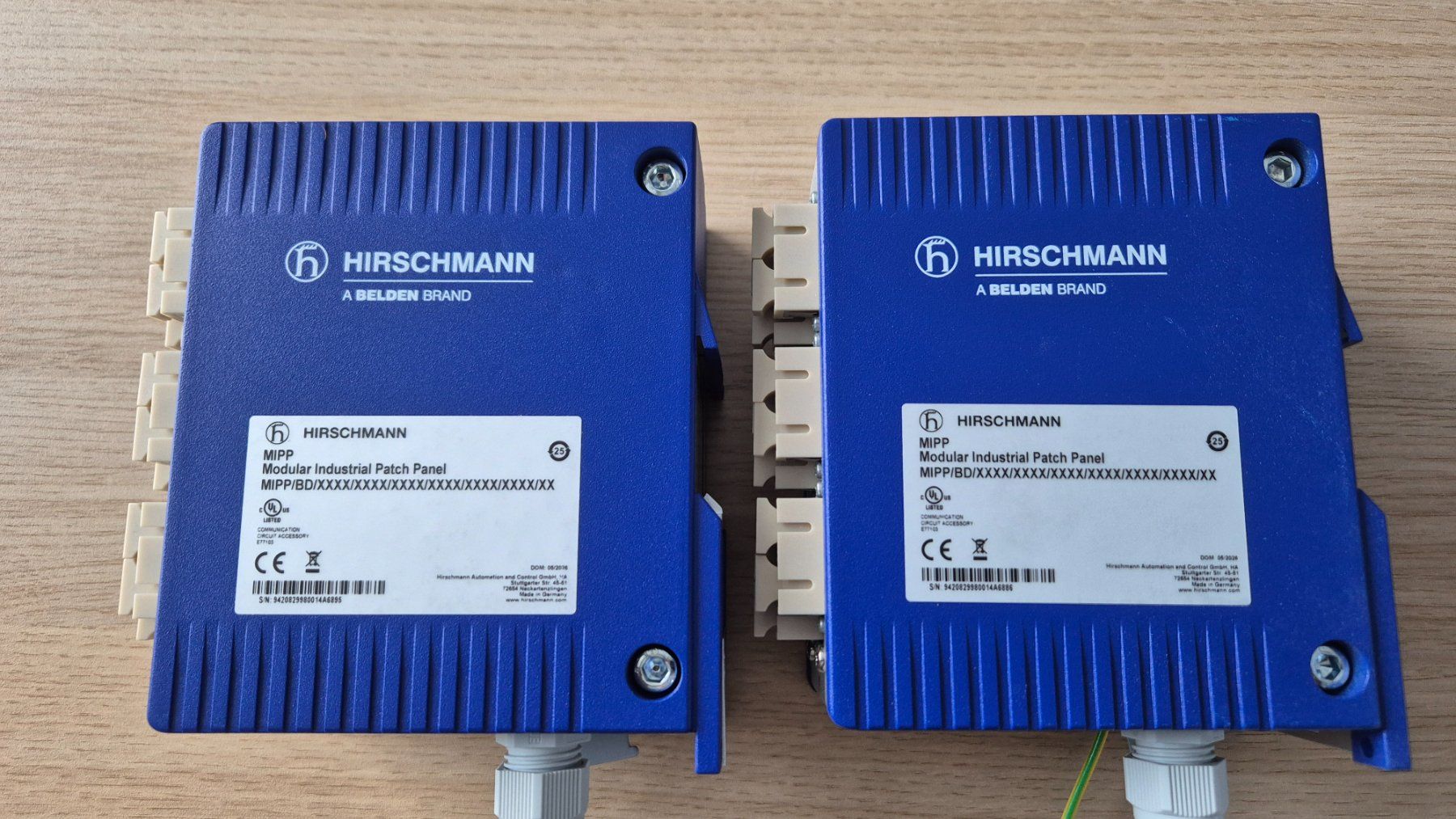 Altri accessori: 2x Hirschmann MIPP Hybrid Patch Panel – Usato da Sax venduto da Rwalter77 1