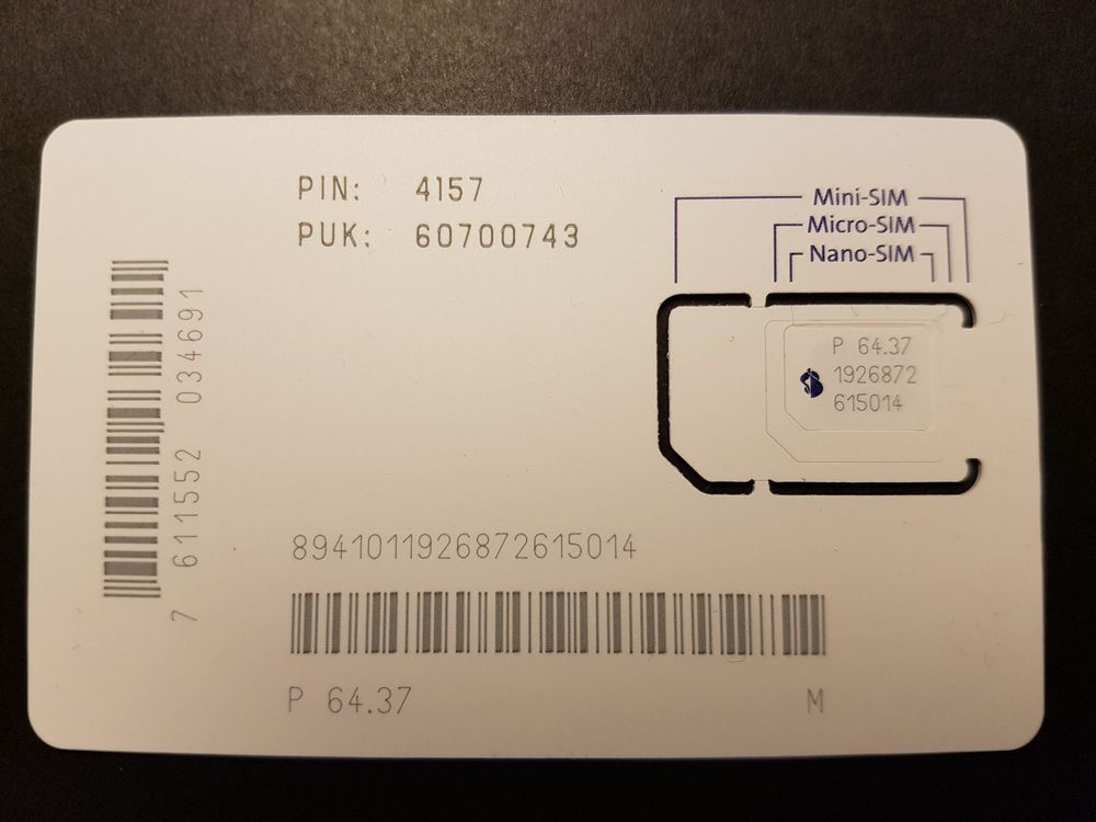 Natel SIM Card | Acheter sur Ricardo