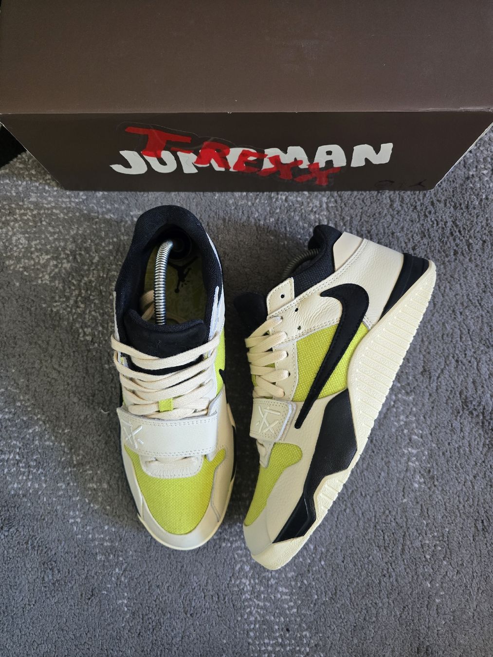Chaussures hommes: Jumpman Jackx travis scott lime  – Neuf (Voir description) à Bôle par A_Kickstory