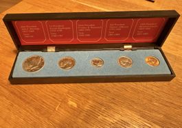 Medaillen  Präsidente USA inkl. Kennedy Vierteldollar 1971