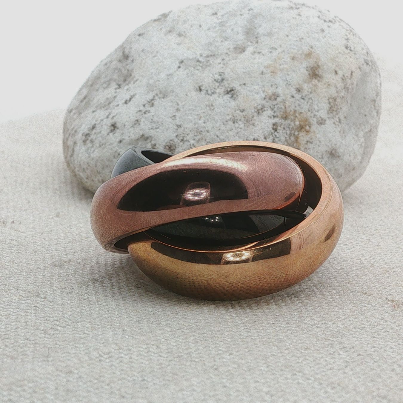 Olga Ribler Anelli: Edelstahl Trinity Ring by Olga Ribler Ringgrösse 62 – Nuovo (secondo la descrizione) da Luzern venduto da Schmuckoutlet 4