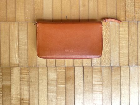 BREE Damen Portemonnaie Leder, Braun