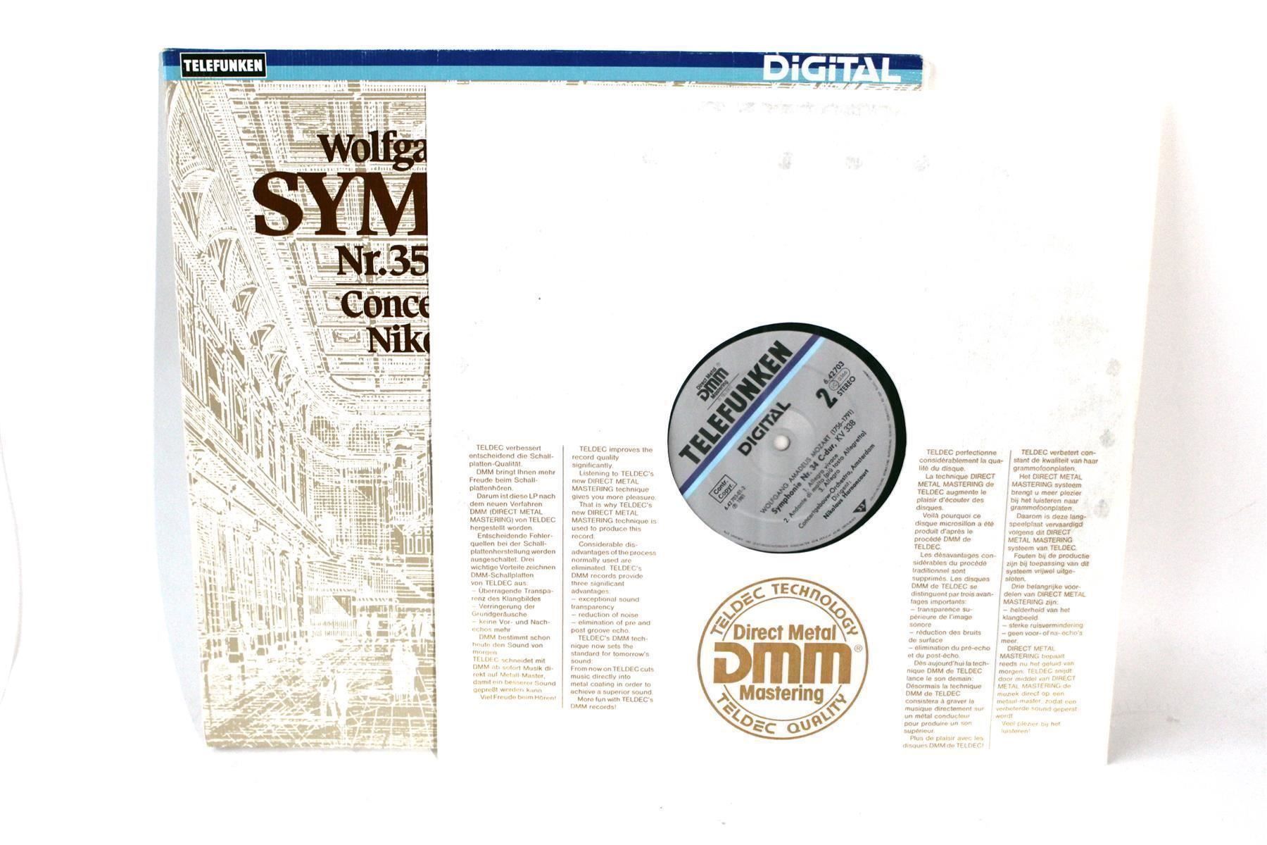 CD: MOZARD: Symphonies Nr. 35 & Nr. 34 – Usato da Bern venduto da kultiges 8