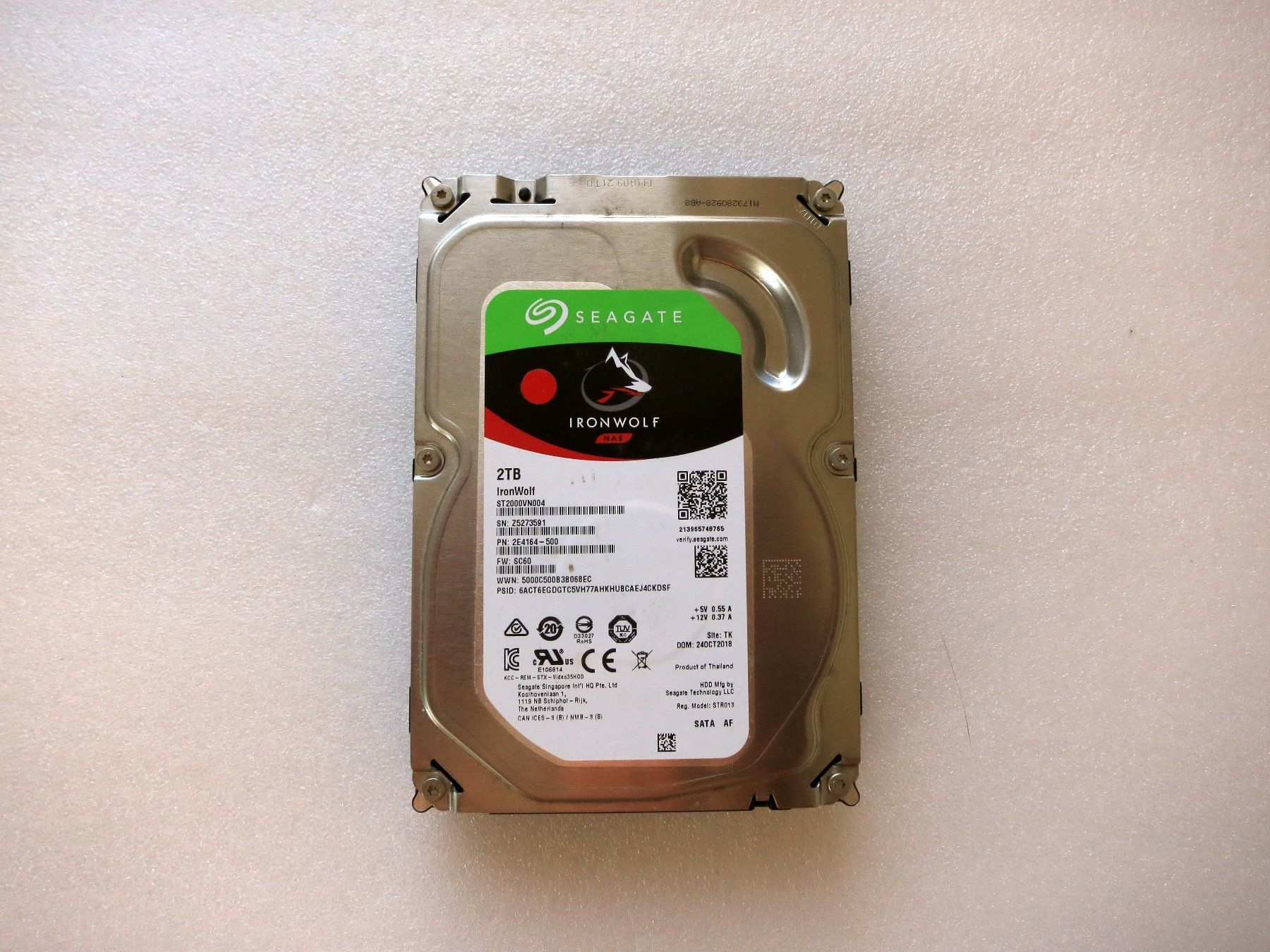 Seagate Harddisks: Harddisk 2TB Ironwolf ST2000VN004 19336std – Gebraucht aus Neuhausen von Juhui584