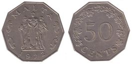 50 Cent Malta 1972