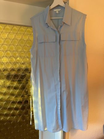 H&M Umstandskleid Hemdblusenkleid M – Wie Neu 🤰🏻💙
