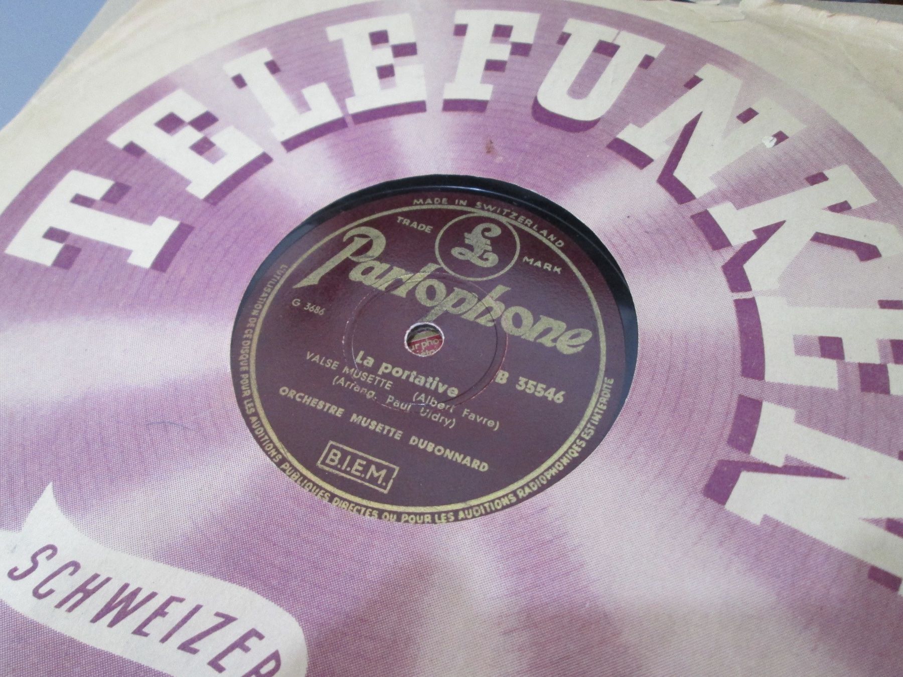 Schallplatten: DISQUES 78 TOURS – Gebraucht aus Lausanne von Leag 6