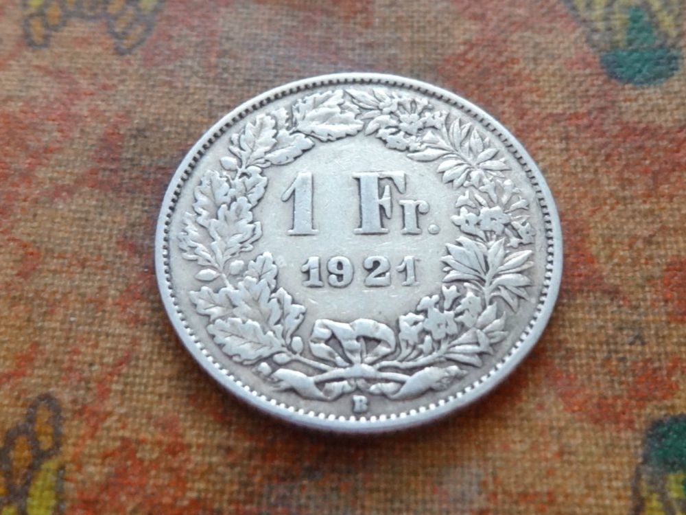 Tutti le monete: 1 Fr. 1921  (Y) – Usato da Romanel-sur-Lausanne venduto da Swift13
