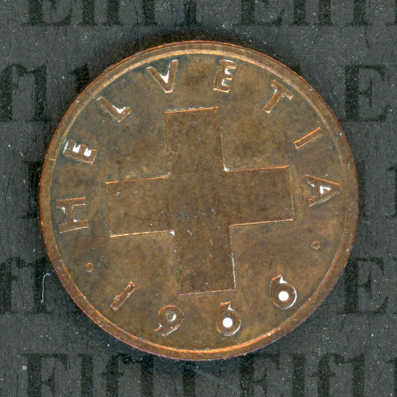 Tutti le monete: CHF___0.01 1966 -vz 1 Rappen – Usato da Widnau venduto da Elf11