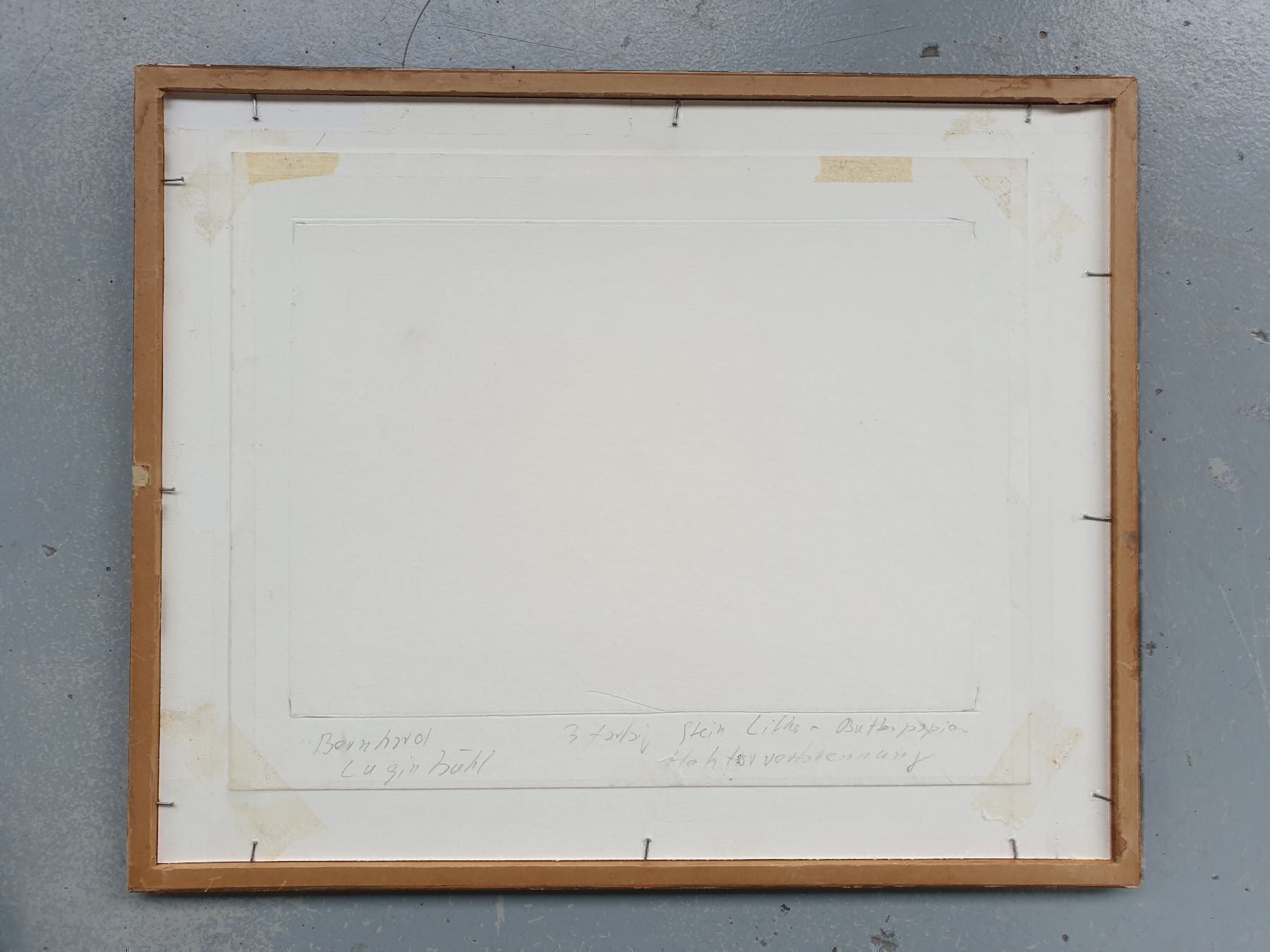 Grafiken & Lithographien: Lithographie/ Bernhard Luginbühl – Gebraucht aus Zürich von B-Rock 5