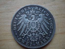 (Silver) ZWEI MARK  50Th.  1902  TOP