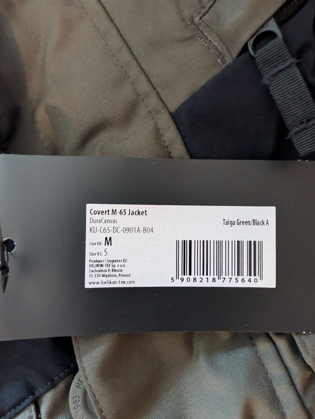 Helikon-Tex Giacche: Cover M-65 Jacket Helikon-Tex M – Nuovo e nell'imballaggio originale da Oberegg venduto da 6klee6 1