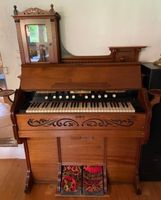 Harmonium M. Bannicke Leipzig ancien, jouet musical 
