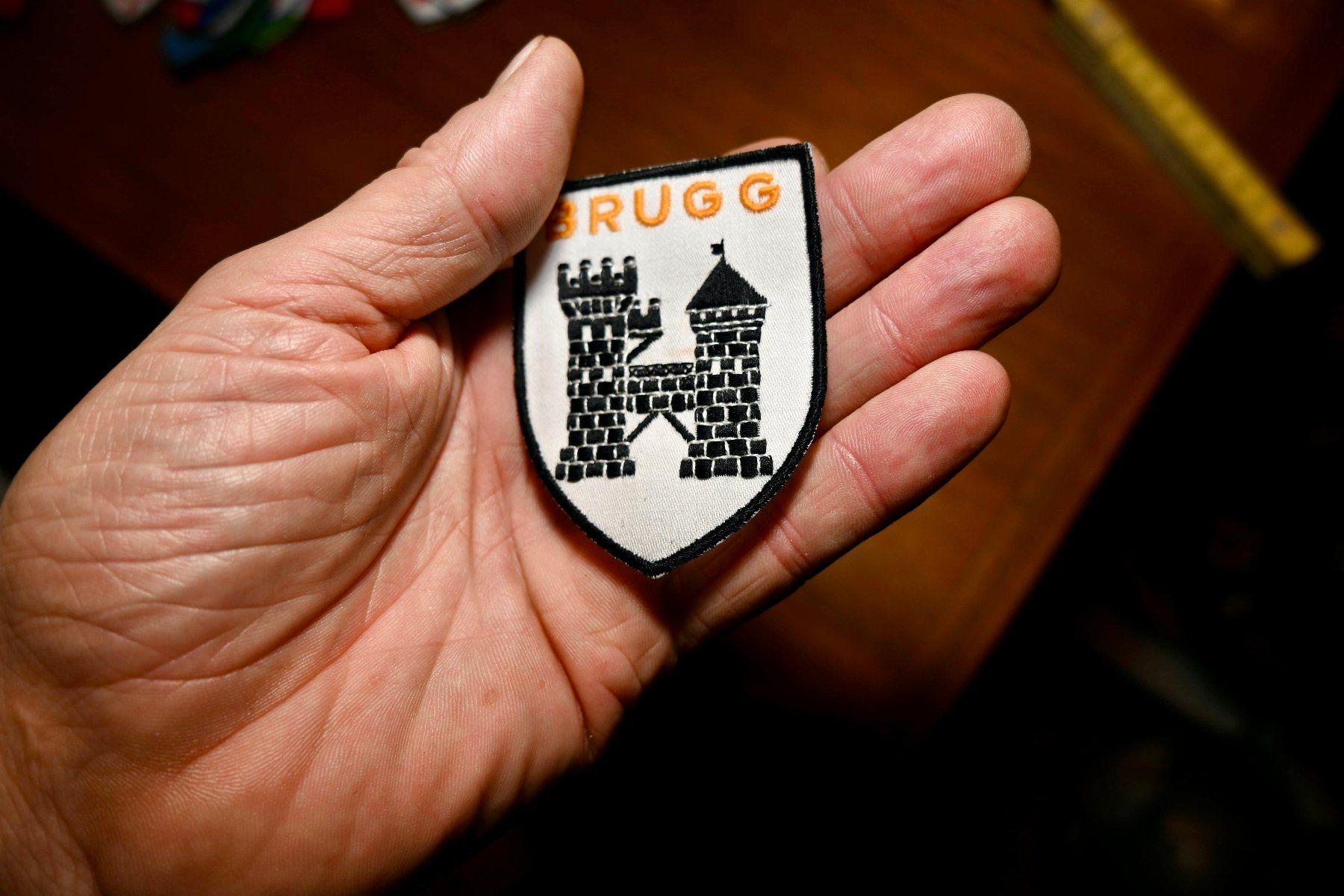 Swiss Placchette & Badge: WAPPEN  Brugg PATCH badge AUFNÄHER – Usato da Pfaffhausen venduto da mono_rec 1