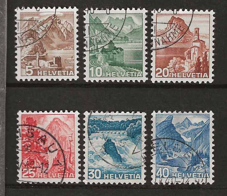 Tutti i francobolli: CH285 - Paysages 1948 obl. – Usato da Trélex venduto da Phil_Albert