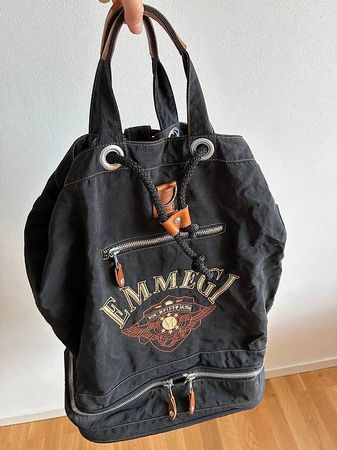 Vintage Seesack Rucksack Reisetasch Emmegi