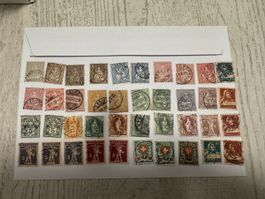 Helvetia briefmarken lot 40 stück