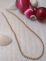 ECHT HÄMETIT STRAND KETTE;GOLD FARBE
