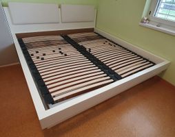 Doppelbett weiss, lack