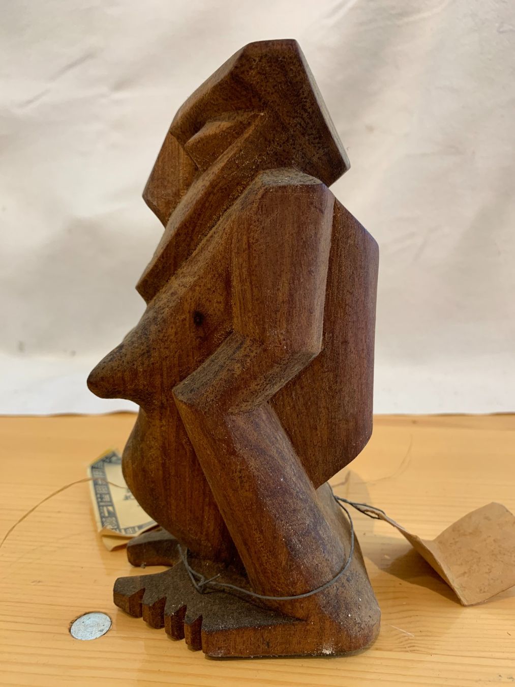 Statuette: Holzfigur Monkey Man der Insel Yap aus Mikronesien – Nuovo (secondo la descrizione) da Mumpf venduto da dadaboygugulini 1