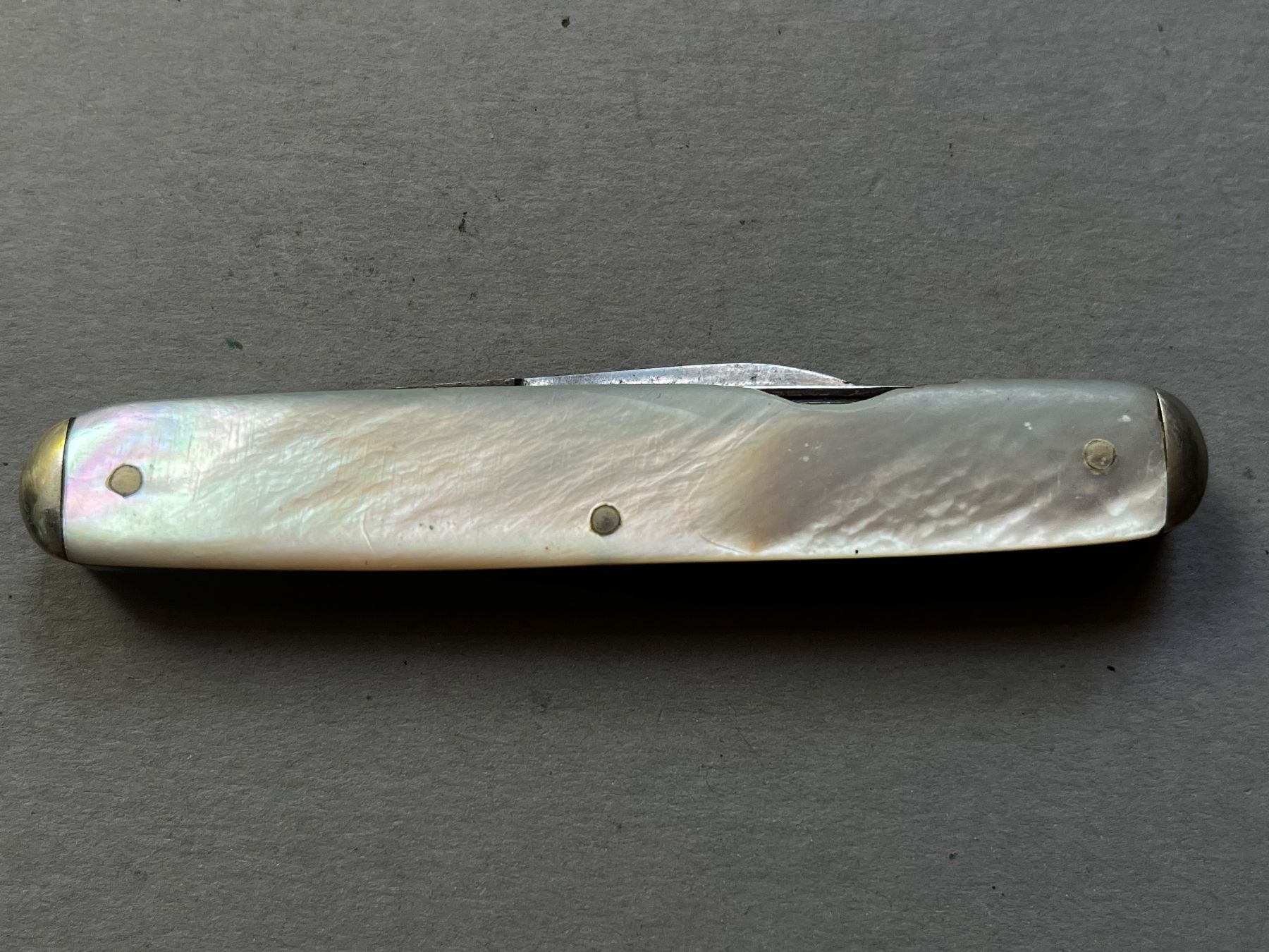 Taschenmesser: Sackmesser 85 mm Perlmutt, ENGLAND – Gebraucht aus Zürich von FV.vintage 4