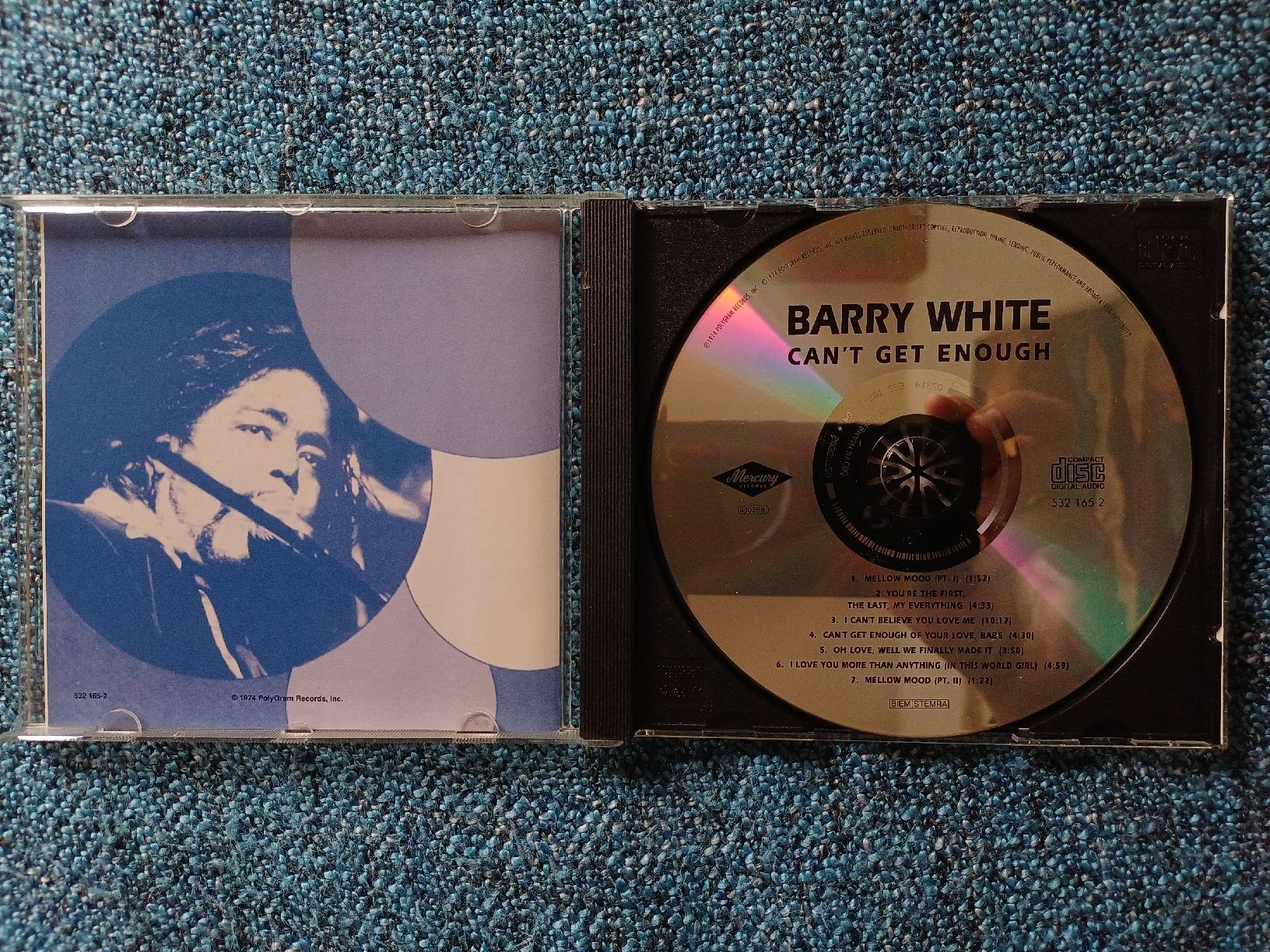 CD: Barry White "Can't get enough" CD – Usato da Begnins venduto da Drastic-Sound 2