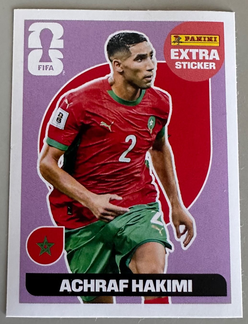 Panini Cartes à collectionner: ACHRAF HAKIMI EXTRA STICKER PURPLE – Neuf (Voir description) à Founex par fre_zzb8