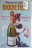 NEU/OVP: Champgne Champagner Blechschild