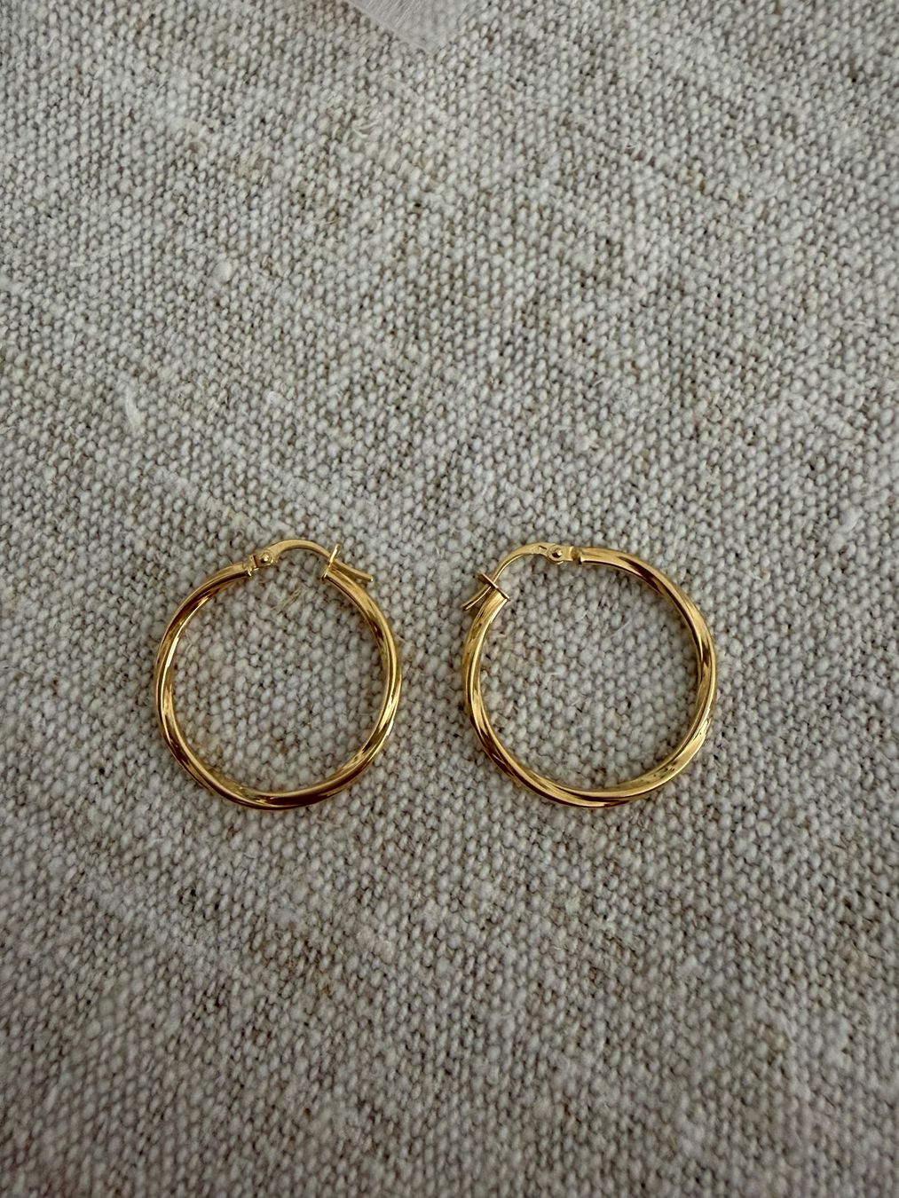 Ohrringe & -stecker: 750 Yellow Gold Loop Earrings – Neu (gemäss Beschreibung) aus St.Josefen von lop_lh8d 3