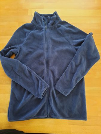 Dunkelblaue Fleecejacke, Gr. 146/152