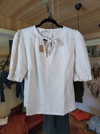 Line Handmade Studio bluse creme-weiss S-M