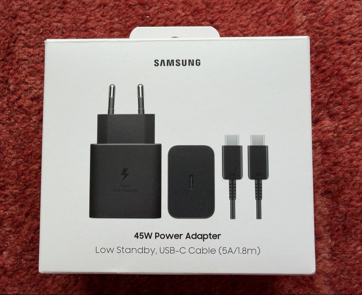 Samsung Unità & Adattatore: Samsung 45W Power Adapter USB-C Cable neu – Nuovo e nell'imballaggio originale da Biel/Bienne venduto da SirRolf