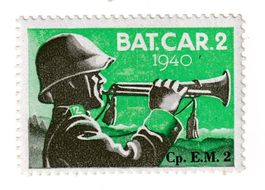 Soldaten Briefmarke