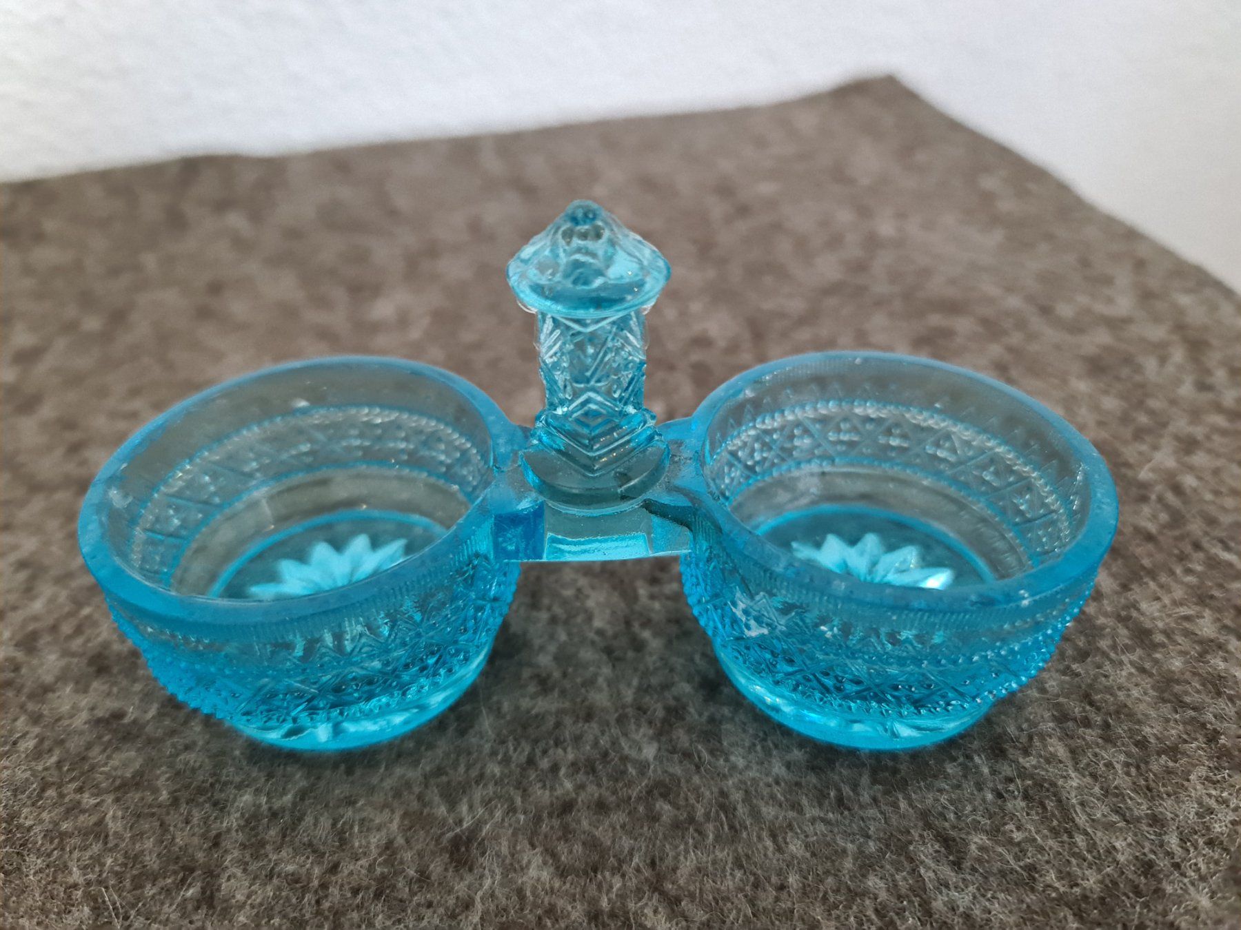 Tutte le decorazioni: Antike Salière - Salznapf, blau – Usato da Uster venduto da Cruleye 5
