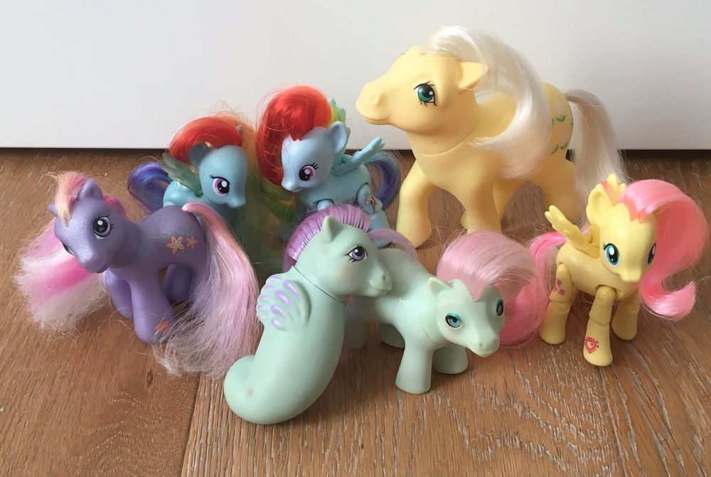 Lot Vintage De 25 Poneys My Little Pony + Autres Figurines - Hasbro - Mon Petit Poney