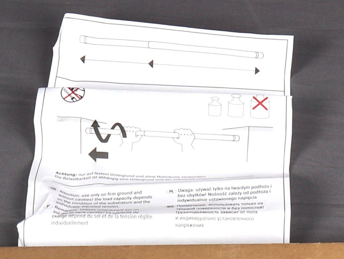 Supporti a parete: SPANNSTANGE 23/26mm 2 – Nuovo (secondo la descrizione) da Steinen venduto da Restwert_Steinen 5
