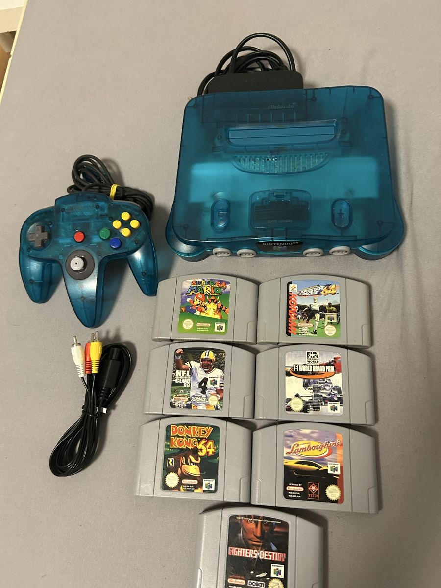 Nintendo Console: Nintendo 64 Konsole mit 7 Top spiele – Usato da Oftringen venduto da Breza22