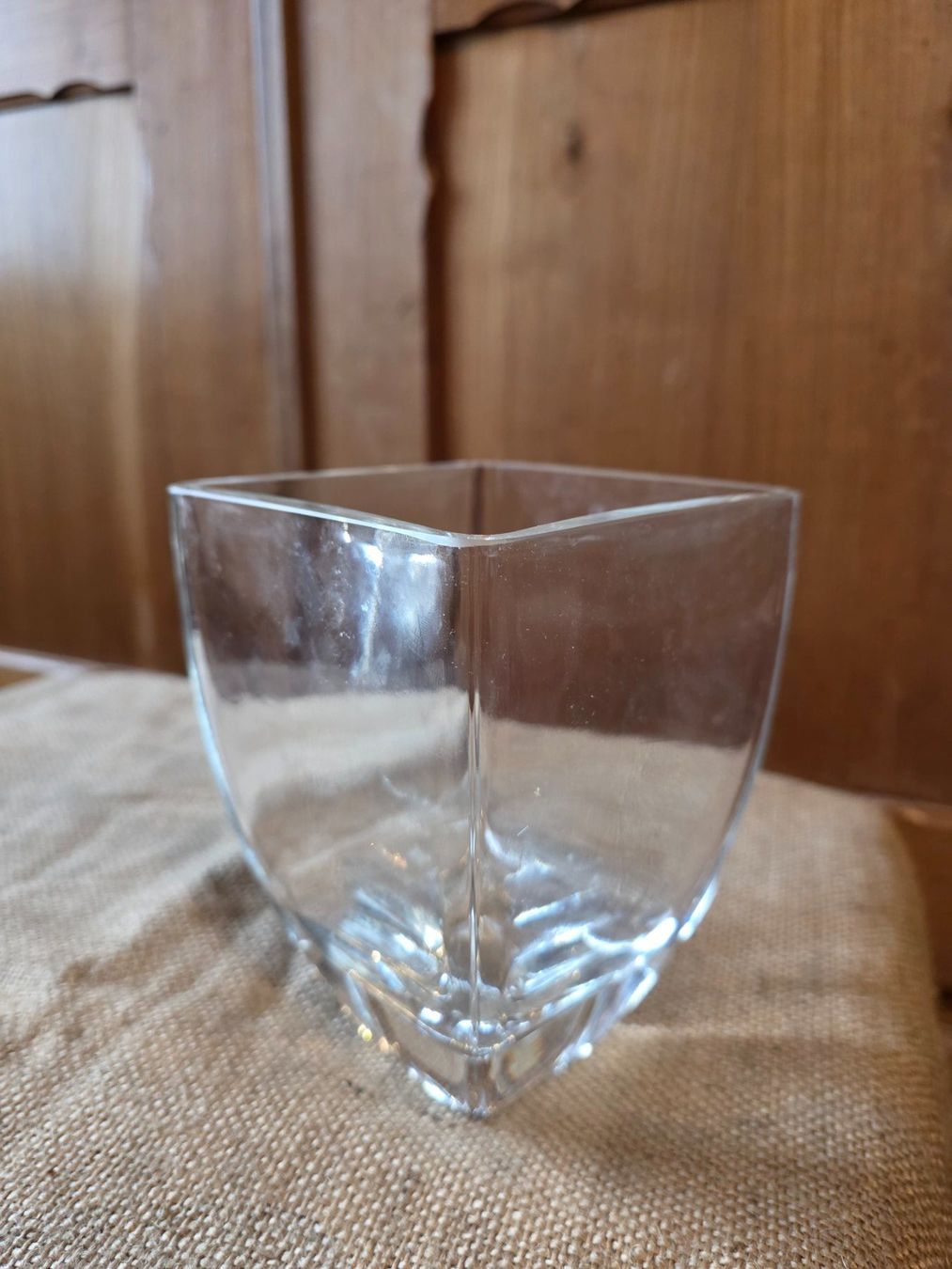 Vasen & Gefässe: schwere Design Gefäss Glas Vase 16cm – Gebraucht aus Walterswil BE von Lonitti 6