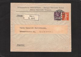 GS Schweizerische Nationalbank , gel. 15.lll.1919