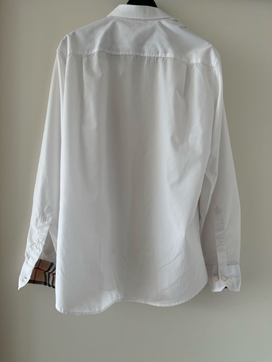 Burberry Camicie: Burberry, Hemd weiss – Usato da Therwil venduto da gue_7cyy 1