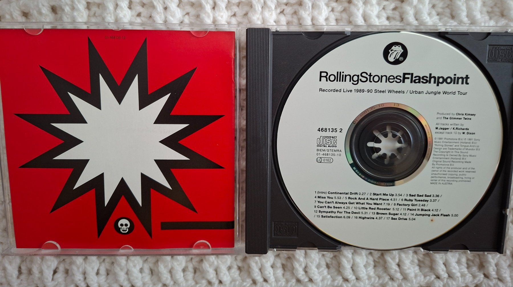 CD: Rolling Stones CD, Flashpoint live – Usato da Merenschwand venduto da lea61 2