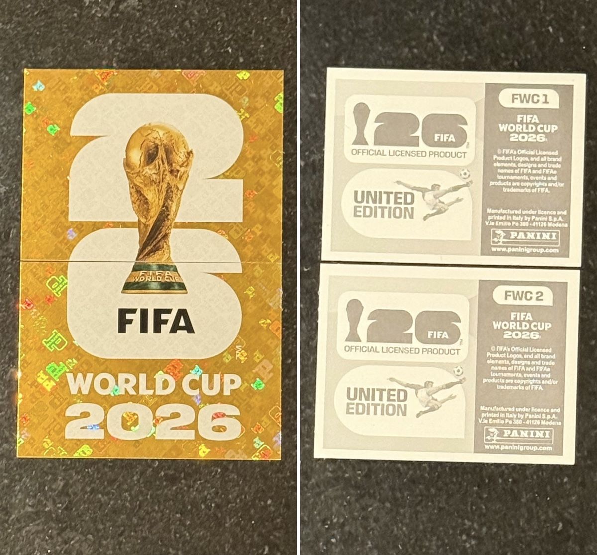 Panini Carte collezionabili: Panini sticker WM 2026 - FWC 1 / FWC 2 – Nuovo e nell'imballaggio originale da Allschwil venduto da The-Twins