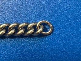 Edelstahl Collier Panzer gerundet / poliert / 50cm