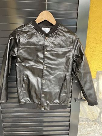 Junge Kinder Jacke NEU mit Lederoptik ungetragen 152
