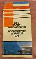 6er set SBB Dokumentation  Rollmaterial 1976 - 1997