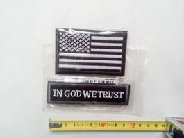US-Army; <Auf Gott vertrauen wir>, Patch 2er Set