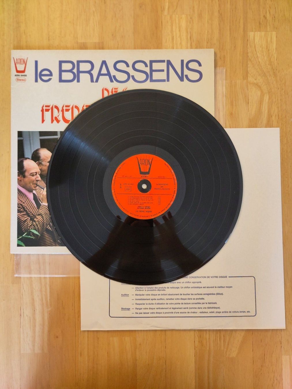 Dischi in vinile: Les Frères Jacques | "Le Brassens des Frères Jacques" | LP – Usato da Lausanne venduto da Otvald 2