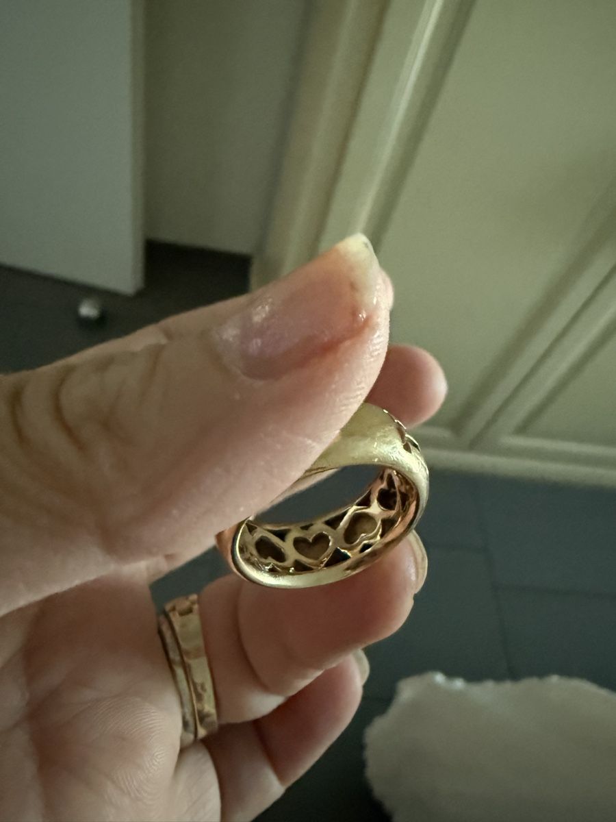 Anelli: Gold Ring 375 mit echt Diamanten – Usato da Allschwil venduto da Figidindia 1
