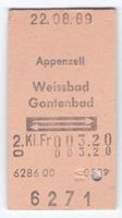 Billette Appenzell - Weissbad - Gontenbad